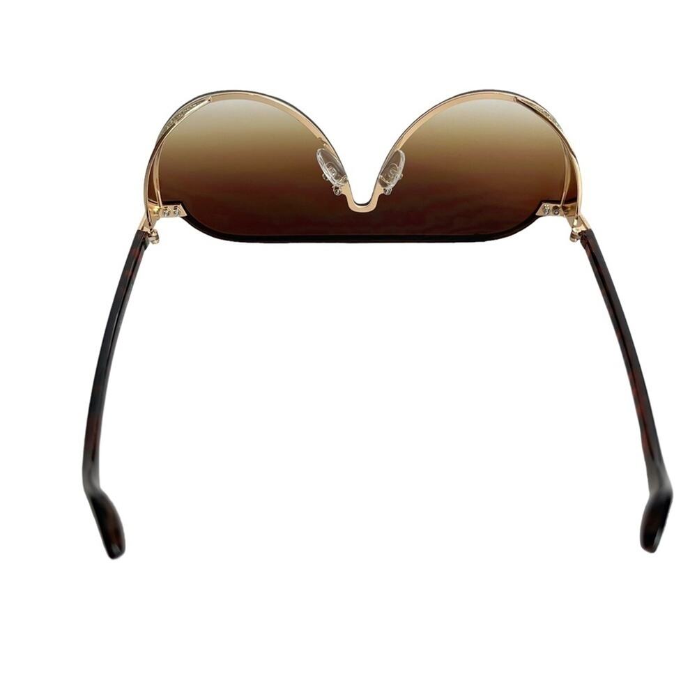 SUNGLASSES Fashion Gold & Brown Shades Sun Glasses Summer Beach Vacation - Picture 6 of 16